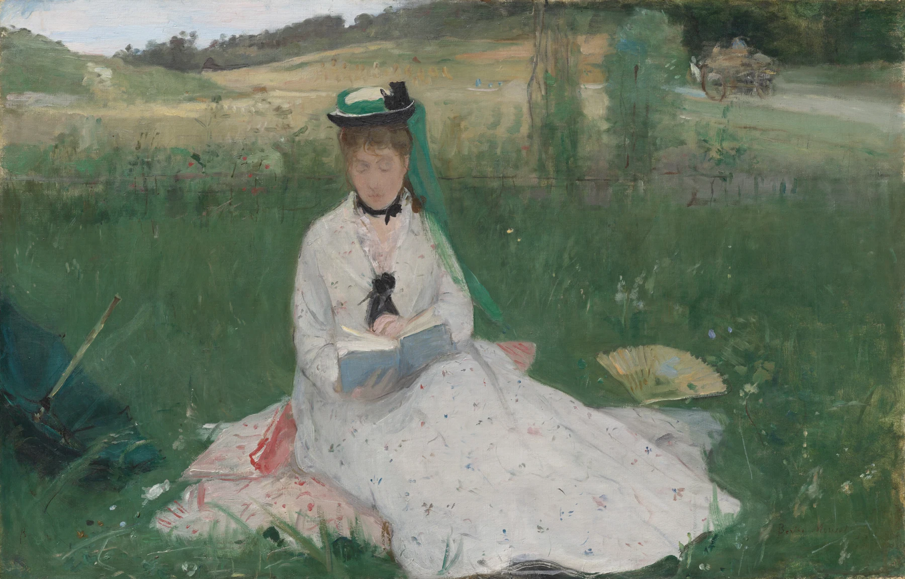 Berthe Morisot, Reading, 1873